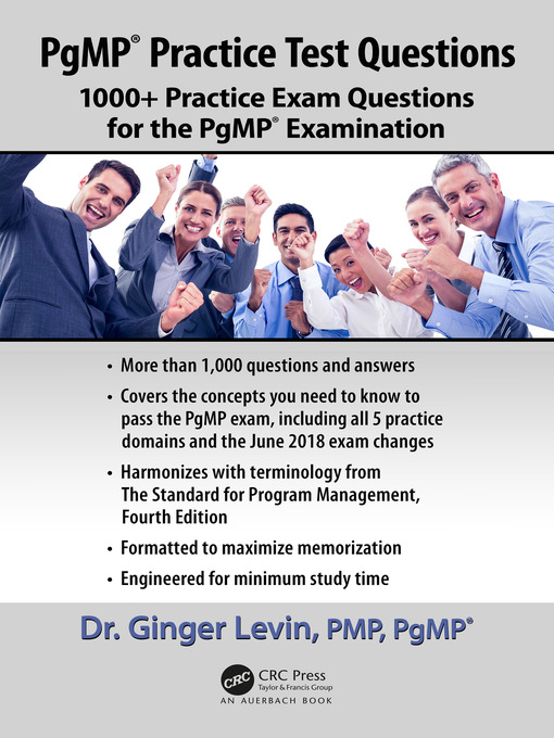Title details for PgMP® Practice Test Questions by Ginger Levin, PMP, PgMP - Available